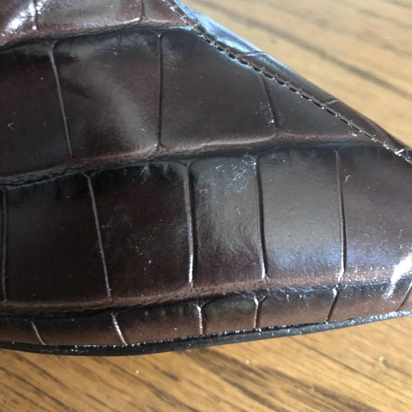 Schutz Maryana Over The Knee Leather Boot Dark Chocolate - Picture 8 of 11